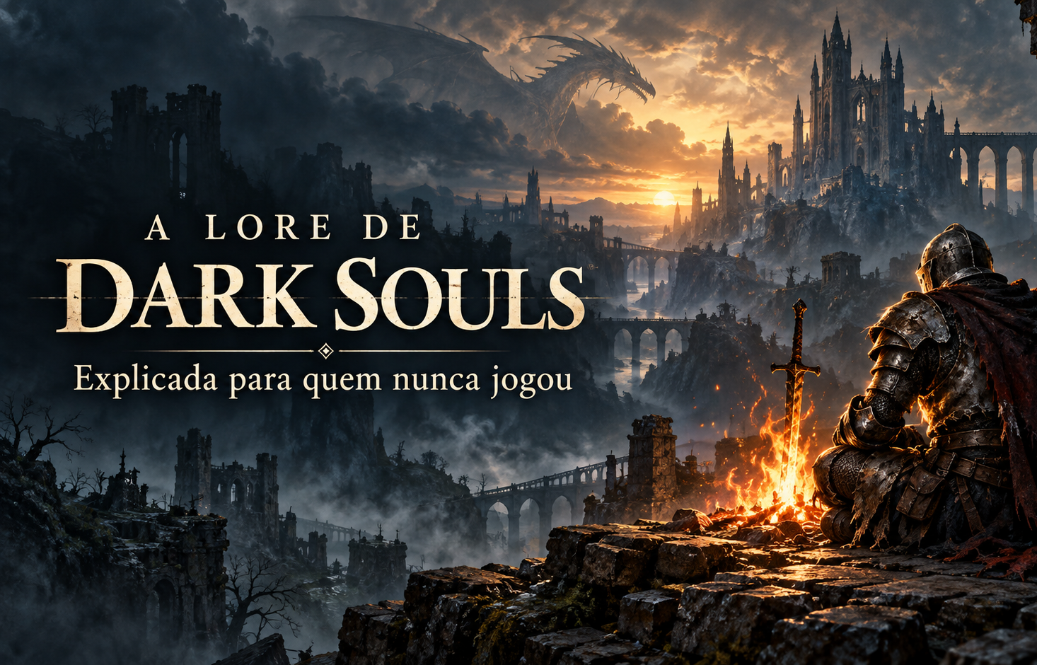 A lore de Dark Souls explicada para quem nunca jogou