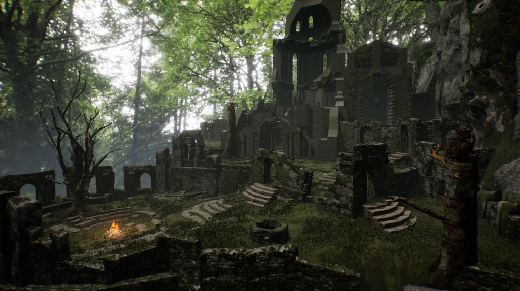 Visão de Firelink Shrine